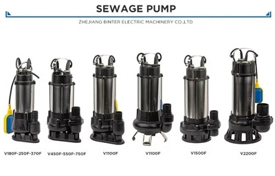 2HP 1500w Wholesale elektrik vètikal kas an fè Impeller Submersible dlo egou ponp