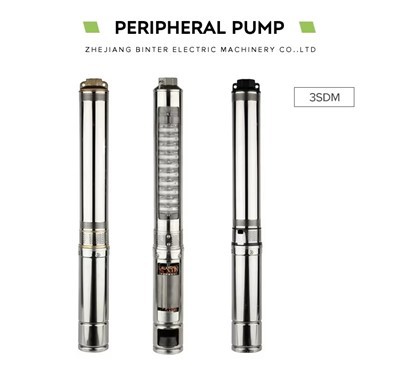 Segondè Rated tèt 144m gwo twou san fon byen submersible ponp segondè presyon 3SDM motè dlo ponp